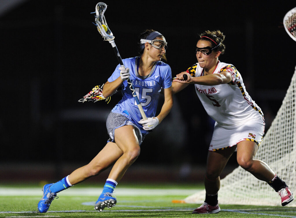 Kara Cannizzaro's lacrosse career continued at the University of North Carolina.